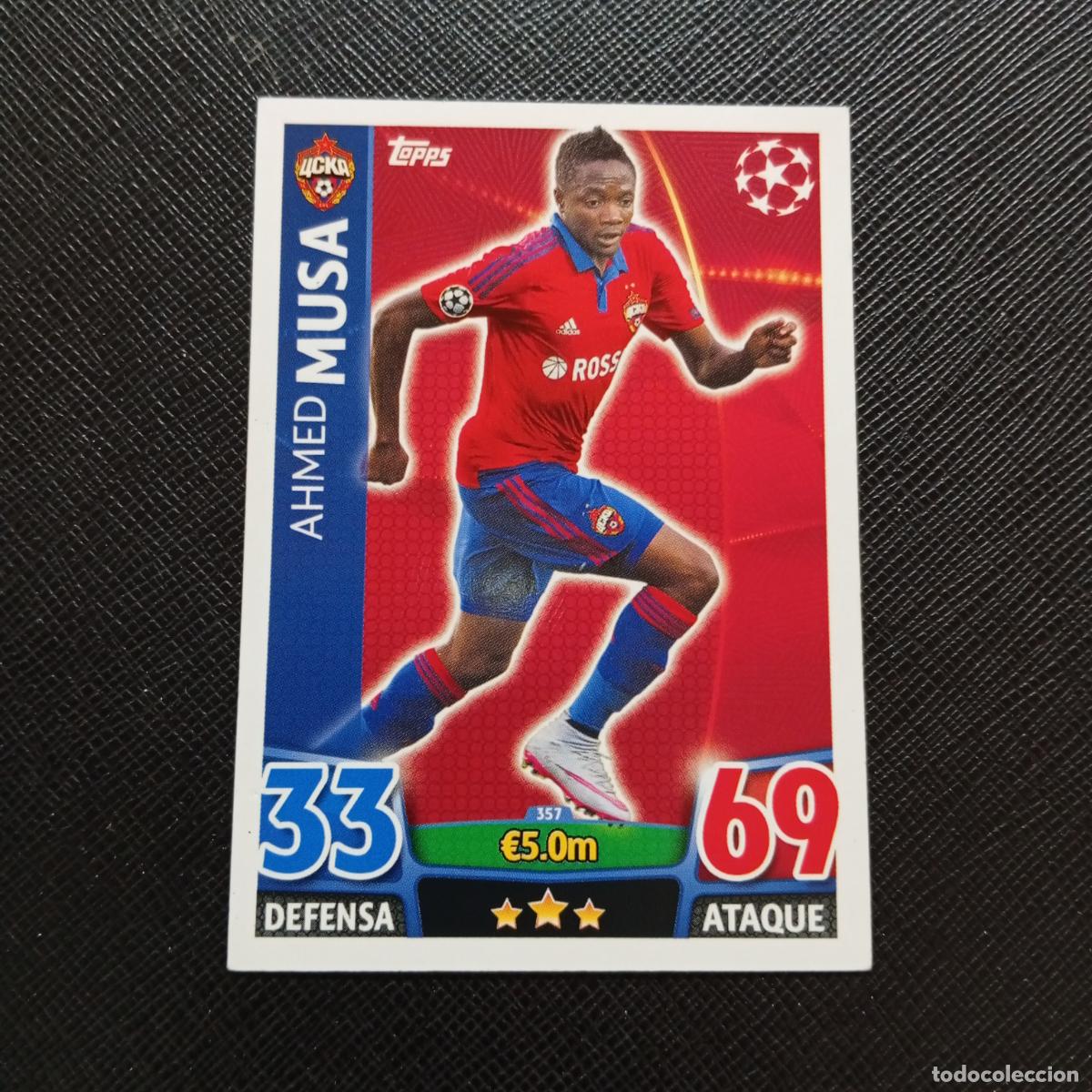 Cromos de Futebol: 357 MUSA CSKA MOSCU TOPPS MATCH ATTAX 2015 2016 CROMO 15 16 FUTBOL - A6 PG352