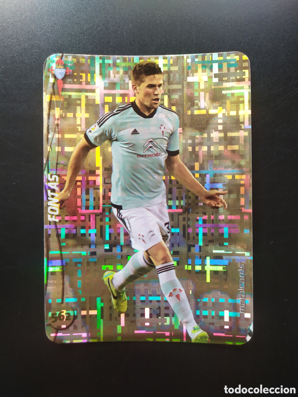 Cromos de F&uacute;tbol: Mundicromo fichas Liga 2014 2015 14 15 Fontas top brillo tetris n&deg; 562 Celta Vigo