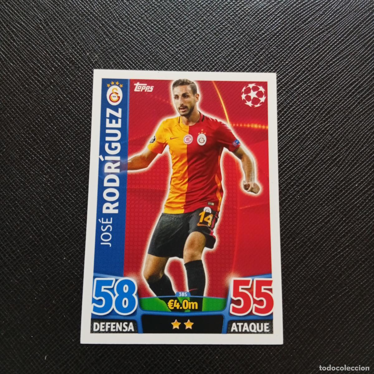 Cromos de F&uacute;tbol: 385 RODRIGUEZ GALATASARAY TOPPS MATCH ATTAX 2015 2016 CROMO 15 16 FUTBOL - A6 PG406