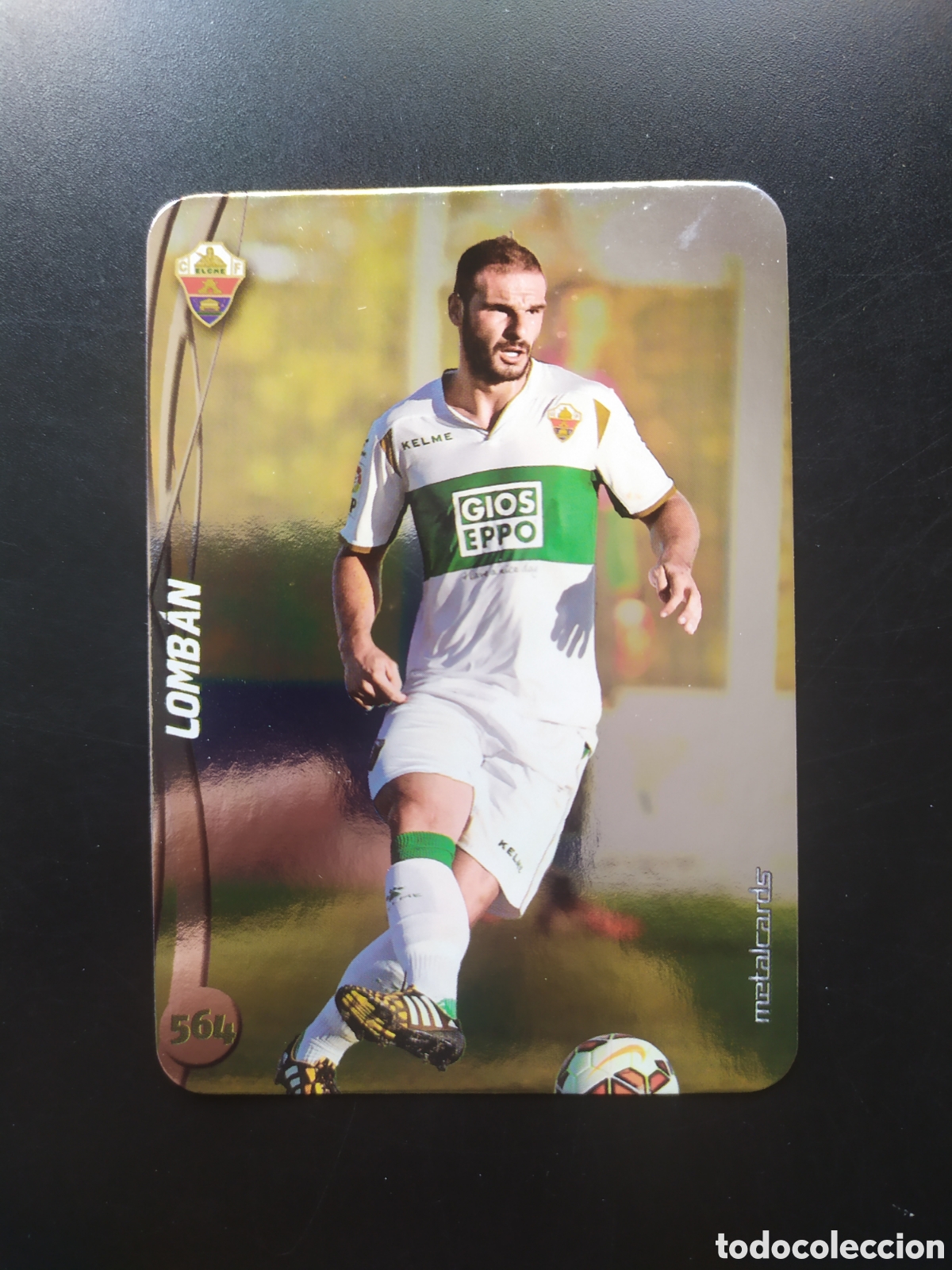 Cromos de f&uacute;tbol: Mundicromo fichas Liga 2014 2015 14 15 Lomban top brillo liso n&deg; 564 Elche