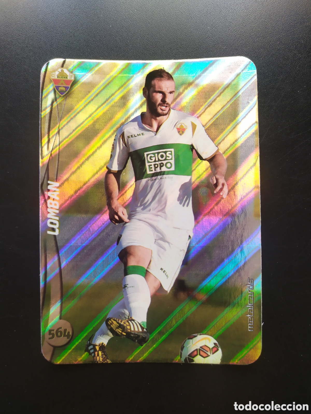 Cartes &agrave; collectionner de Football: Mundicromo fichas Liga 2014 2015 14 15 Lomban top brillo rayas n&deg; 564 Elche
