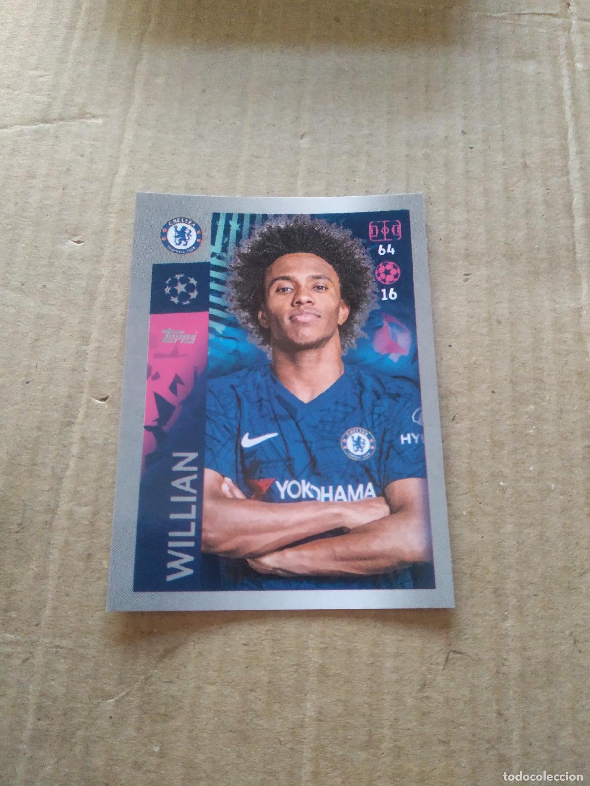 Cromos de F&uacute;tbol: 154 WILLIAN CHELSEA CROMO FUTBOL TOPPS 19-20 UEFA CHAMPIONS LEAGUE 2019-2020
