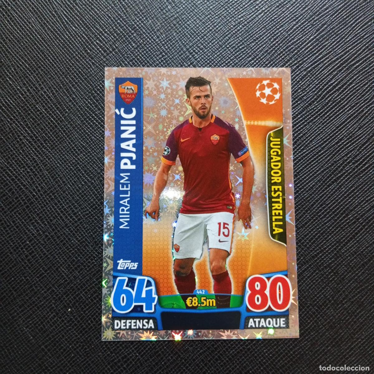 Fu&szlig;ball-Sticker: 442 PJANIC ROMA TOPPS MATCH ATTAX 2015 2016 CROMO 15 16 FUTBOL - A7 PG73