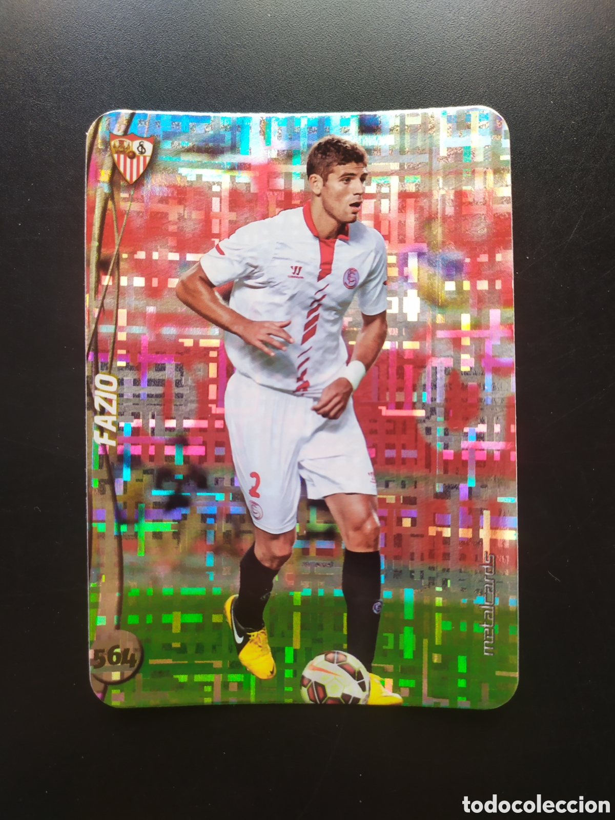 Cromos de F&uacute;tbol: Mundicromo fichas Liga 2014 2015 14 15 Fazio top brillo tetris n&deg; 564 Sevilla
