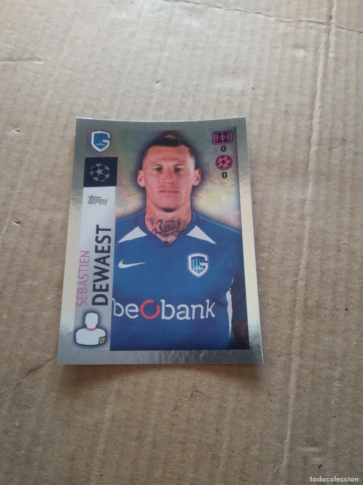 Fu&szlig;ball-Sticker: 179 SEBASTIEN DEWAEST GENK CROMO FUTBOL TOPPS 19-20 UEFA CHAMPIONS LEAGUE 2019-2020