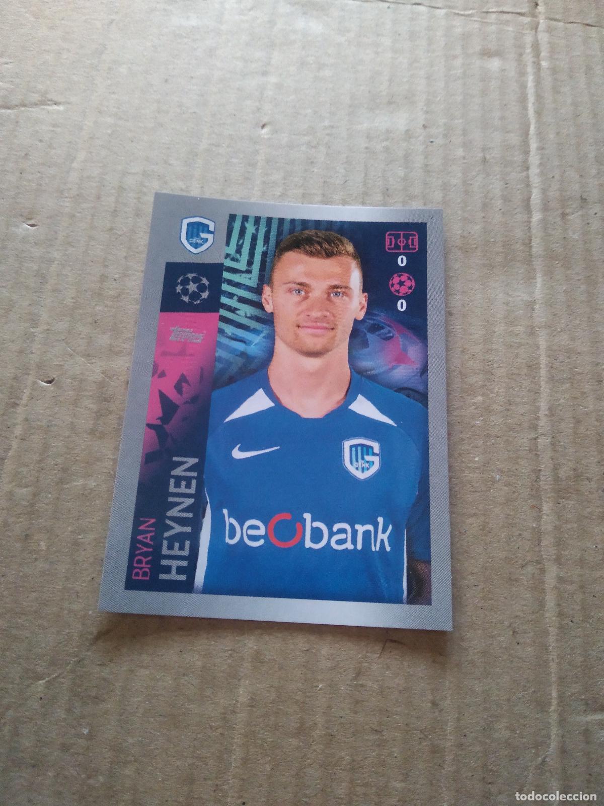 Football Stickers: 185 BRYAN HEYNEN GENK CROMO FUTBOL TOPPS 19-20 UEFA CHAMPIONS LEAGUE 2019-2020