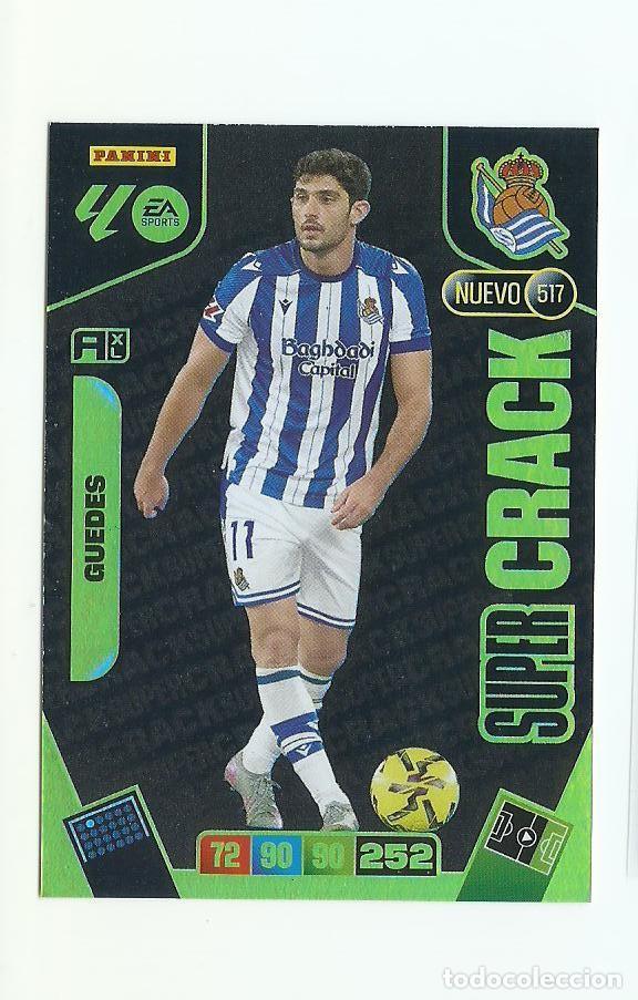 Cromos de F&uacute;tbol: ADRENALYN 2025/2026 517 GUEDES REAL SOCIEDAD &rdquo;&rdquo;SUPERCRACKS&rdquo;&rdquo; , NUEVO PERFECTO