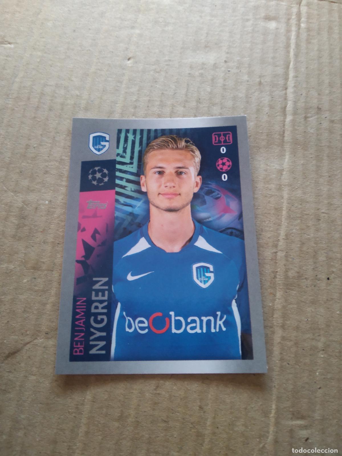 Cromos de F&uacute;tbol: 193 BENJAMIN NYGREN GENK CROMO FUTBOL TOPPS 19-20 UEFA CHAMPIONS LEAGUE 2019-2020