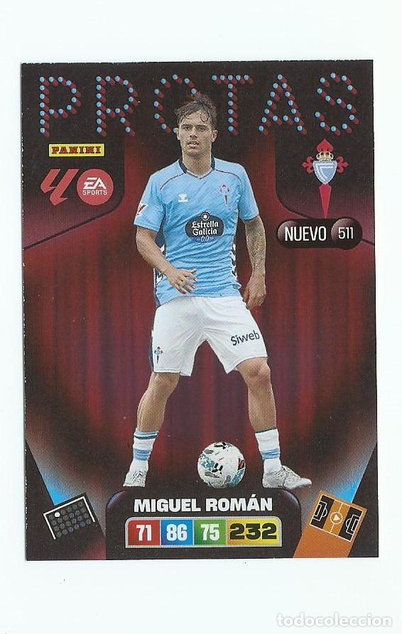 Cromos de F&uacute;tbol: ADRENALYN 2025/2026 511 ROMAN CELTA &rdquo;&rdquo;NUEVO PROTOS &rdquo;&rdquo; , NUEVO PERFECTO