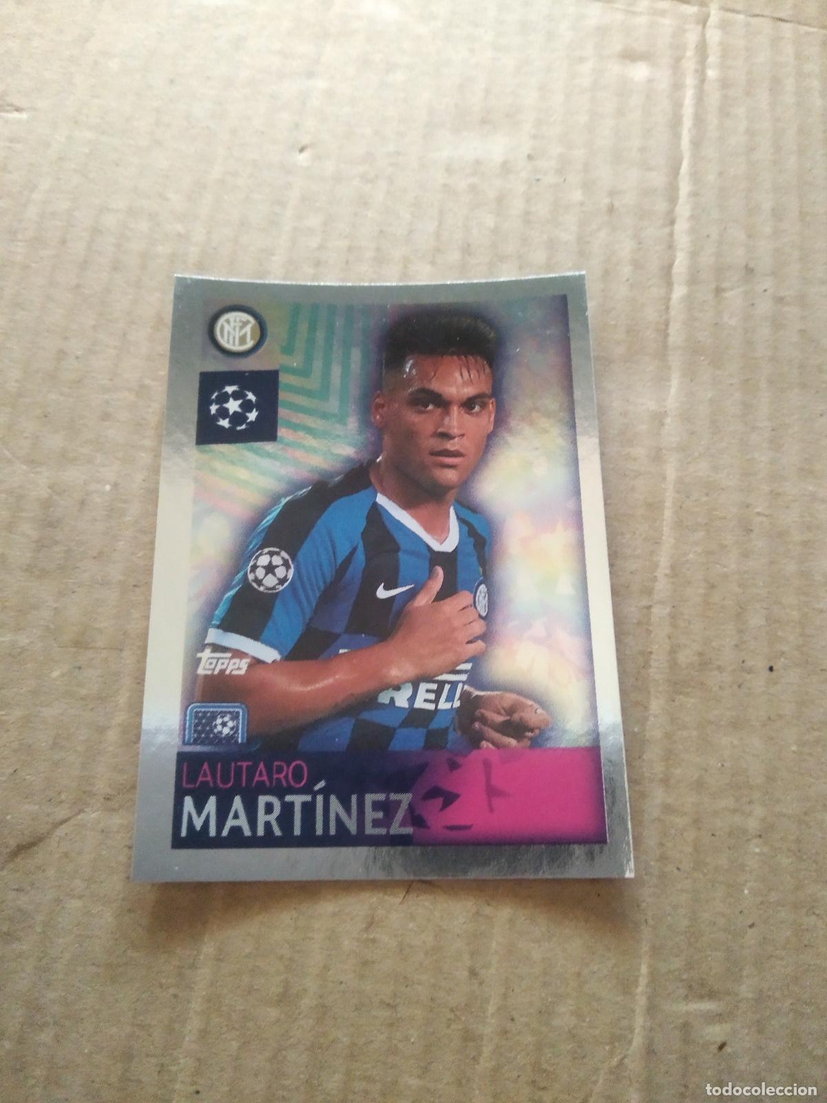 Cromos de F&uacute;tbol: 196 LAUTARO MARTINEZ INTER MILAN CROMO FUTBOL TOPPS 19-20 UEFA CHAMPIONS LEAGUE 2019-2020