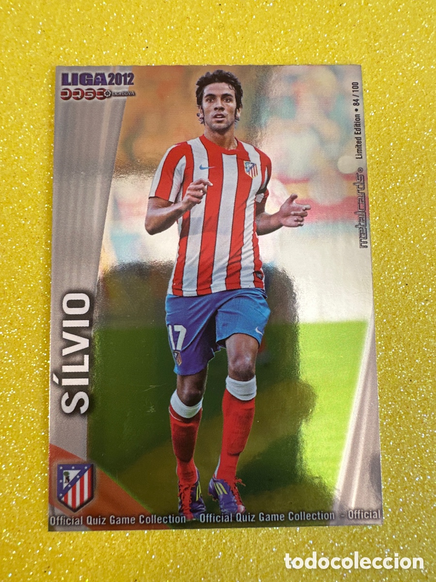 Cromos de F&uacute;tbol: 169 SILVIO (AT.MADRID) 84/100 METALCARD LIMITED EDITION MUNDICROMO 2012 11 12