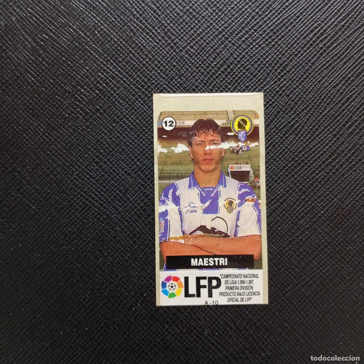 Fu&szlig;ball-Sticker: 12 MAESTRI HERCULES CHICLE VIDAL LA LIGA DE ESTRELLAS 1996 1997 96 97 SIN PEGAR - A83 PG3