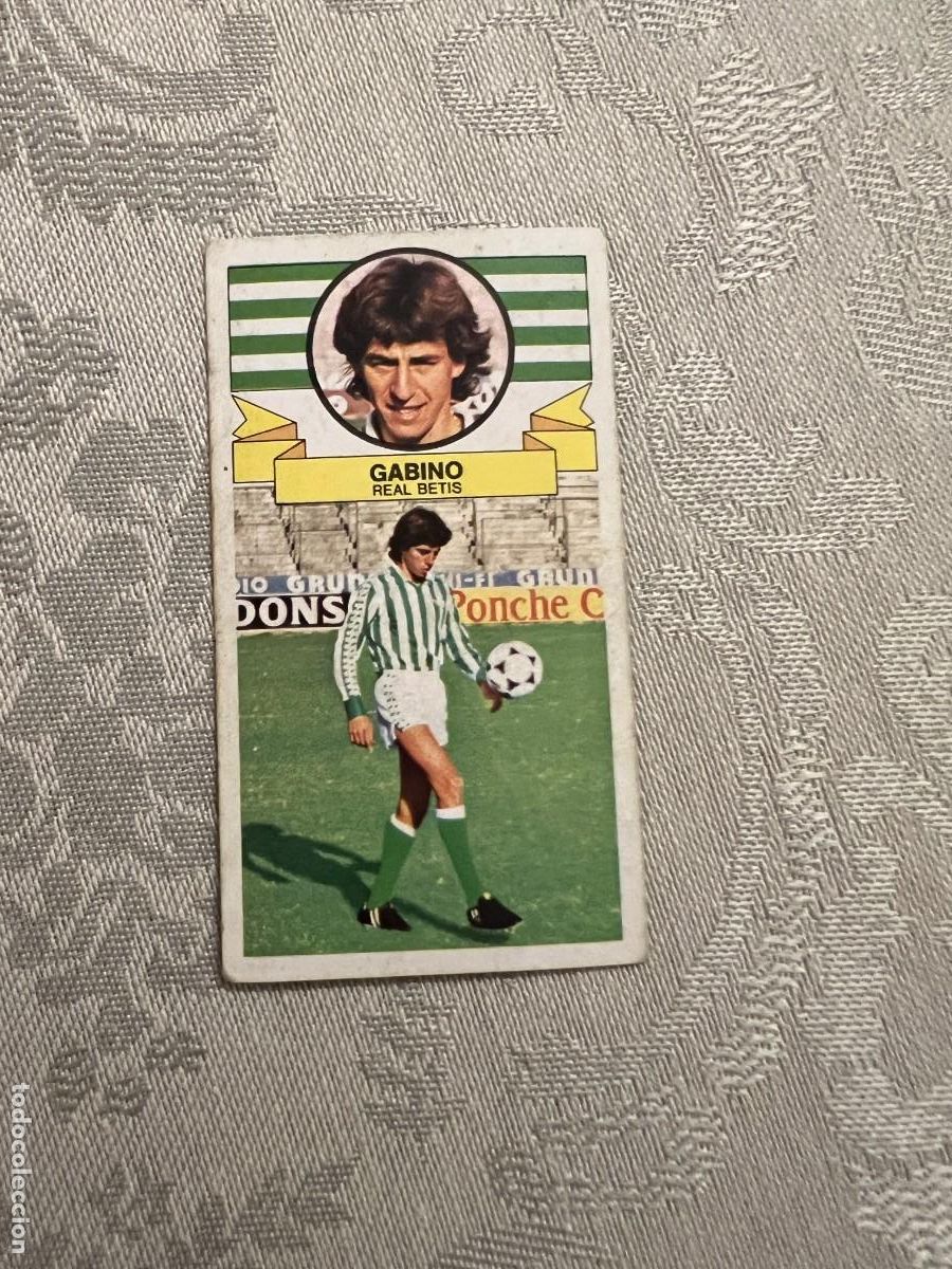 Fu&szlig;ball-Sticker: GABINO REAL BETIS NUEVO EDICIONES ESTE 85-86
