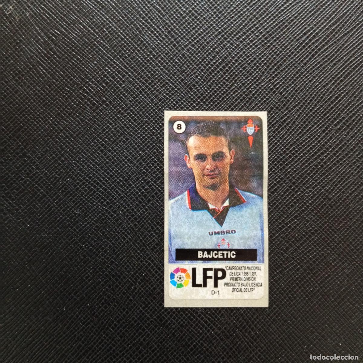 Cromos de F&uacute;tbol: 8 BAJCETIC CELTA CHICLE VIDAL LA LIGA DE ESTRELLAS 1996 1997 96 97 SIN PEGAR - A83 PG10