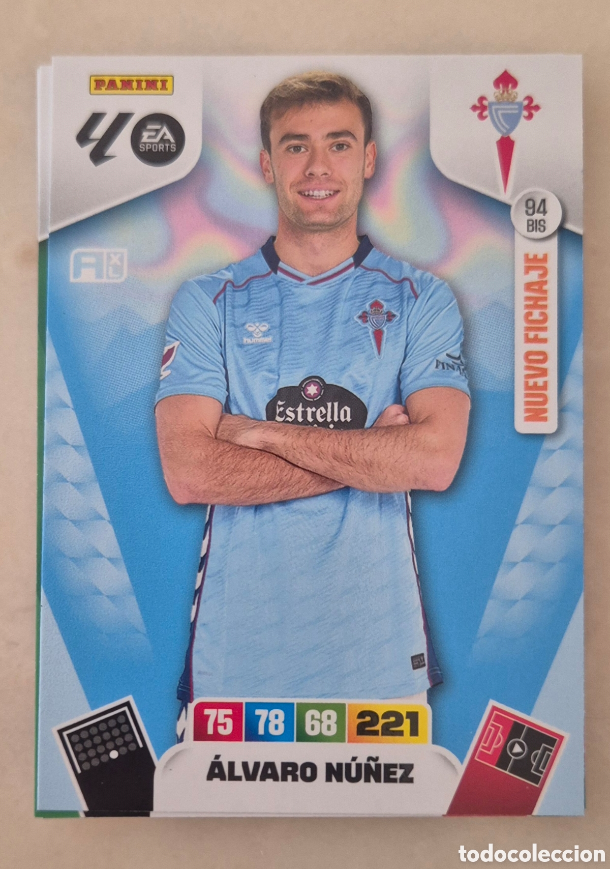 Cromos de F&uacute;tbol: 94 bis N&uacute;&ntilde;ez celta adrenalyn 2026
