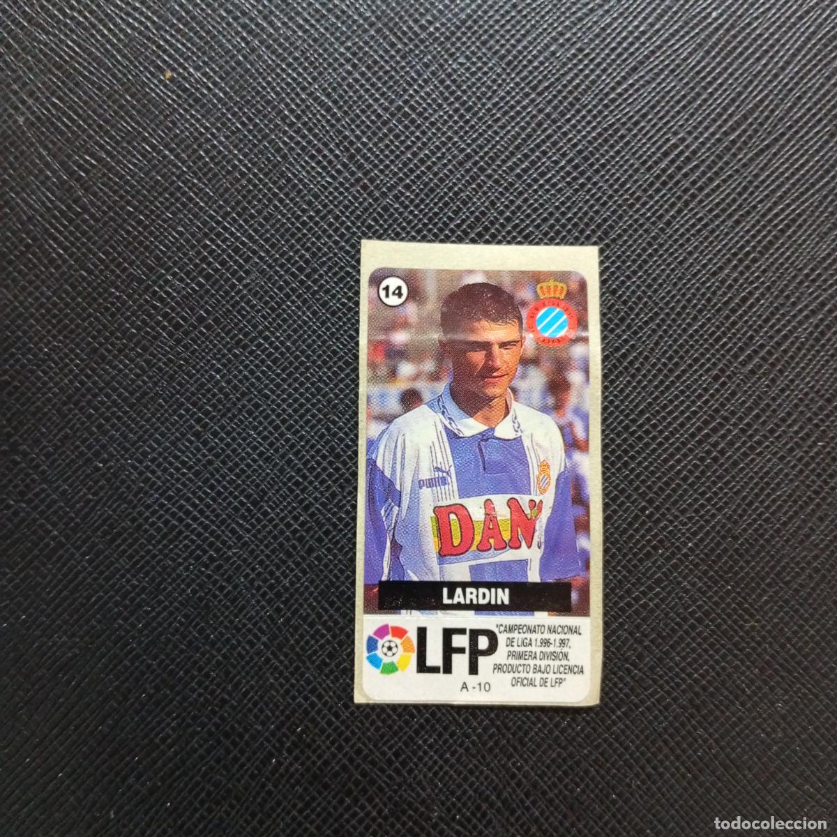 Cromos de F&uacute;tbol: 14 LARDIN ESPA&Ntilde;OL CHICLE VIDAL LA LIGA DE ESTRELLAS 1996 1997 96 97 SIN PEGAR - A83 PG13