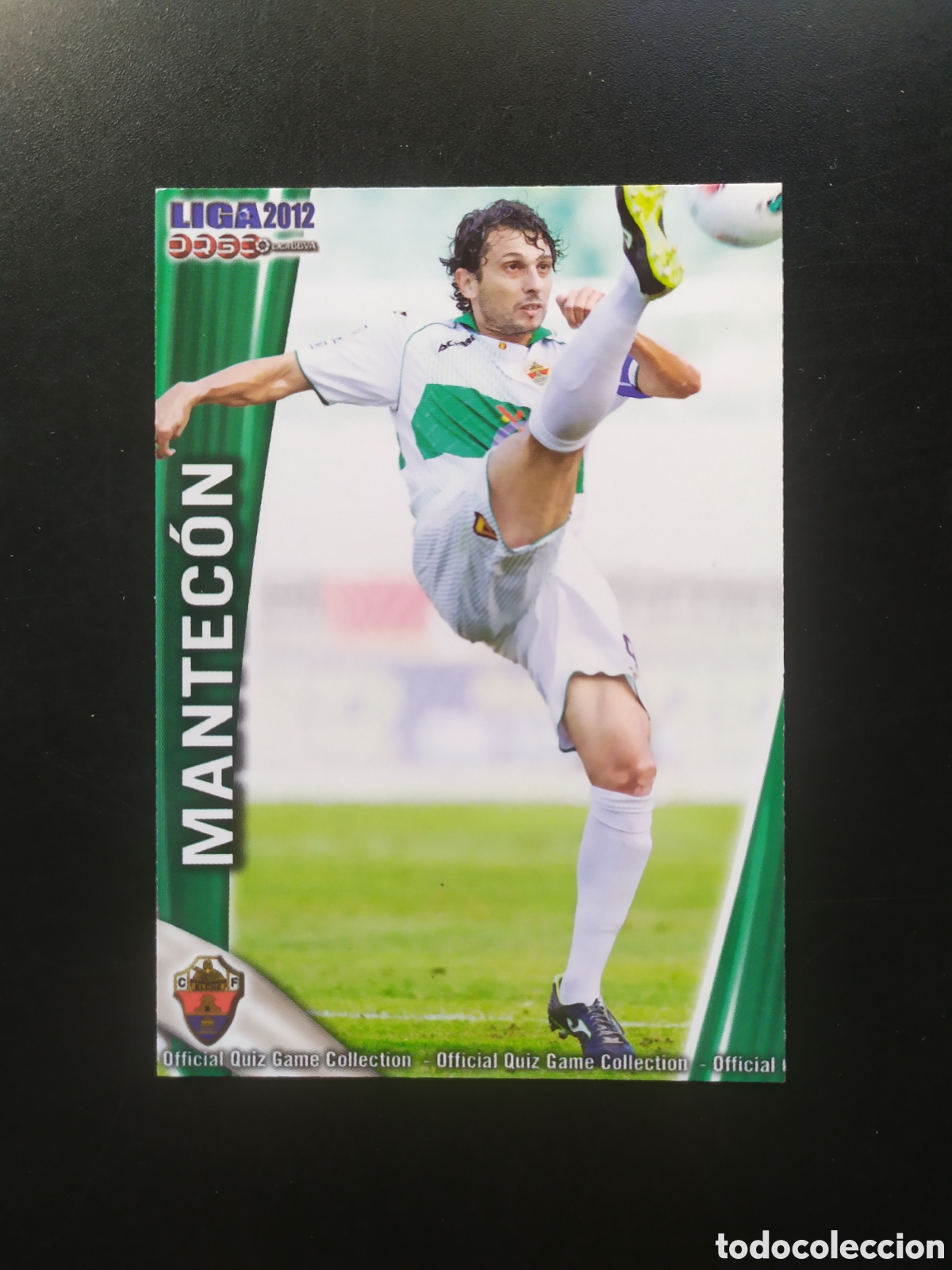Cromos de F&uacute;tbol: Mundicromo fichas Liga 2011 2012 11 12 Mantecon n&deg; 806 Elche