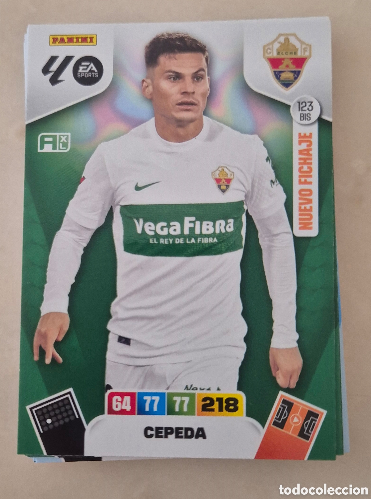 Football Stickers: 123 bis cepeda elche adrenalyn 2026