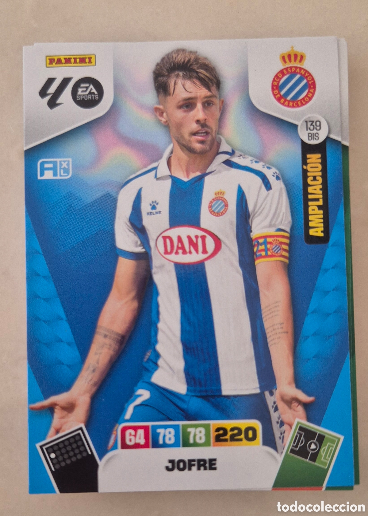 Football Stickers: 139 bis jofre espa&ntilde;ol adrenalyn 2026