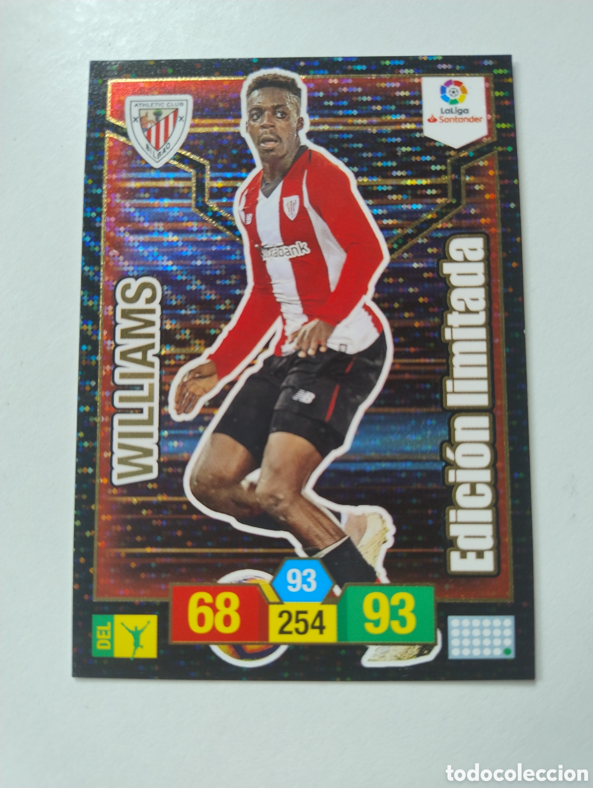 Figurine di Calcio: Williams - Athletic Bilbao - Adrenalyn XL Liga 2018 - 2019 Edici&oacute;n Limitada