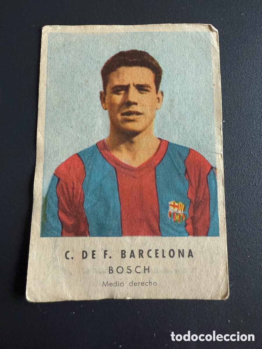 Cromos de F&uacute;tbol: BOSCH ( CF Barcelona ). Zahor. A&ntilde;os 50