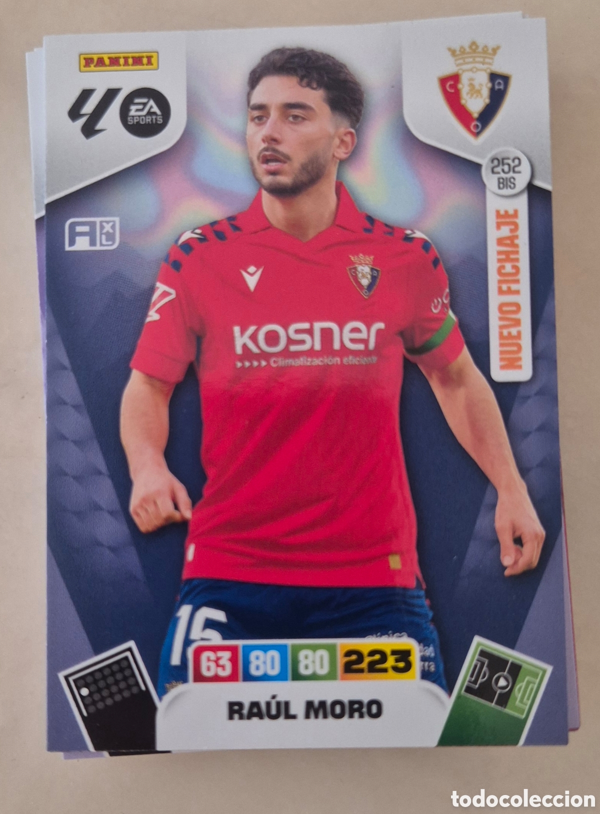 Cromos de F&uacute;tbol: 252 bis raul moro osasuna adrenalyn 2026