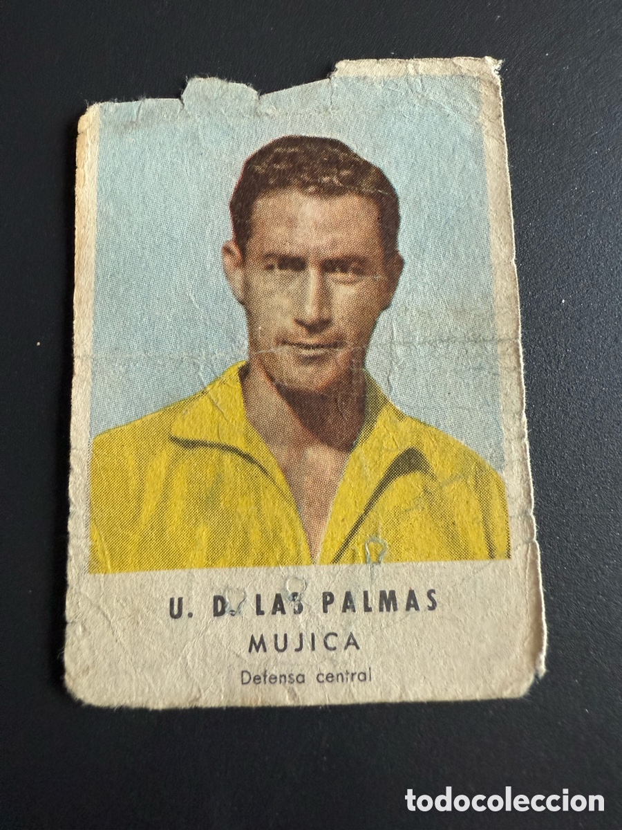 Cromos de Futebol: MUJICA ( U D Las Palmas ). Zahor. A&ntilde;os 50
