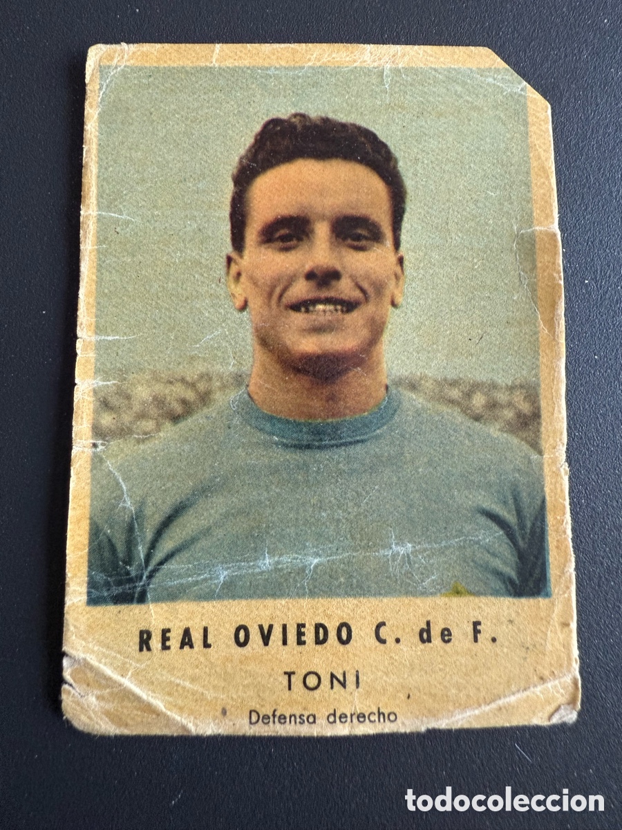Cromos de Futebol: TONI ( Real Oviedo ). Zahor. A&ntilde;os 50