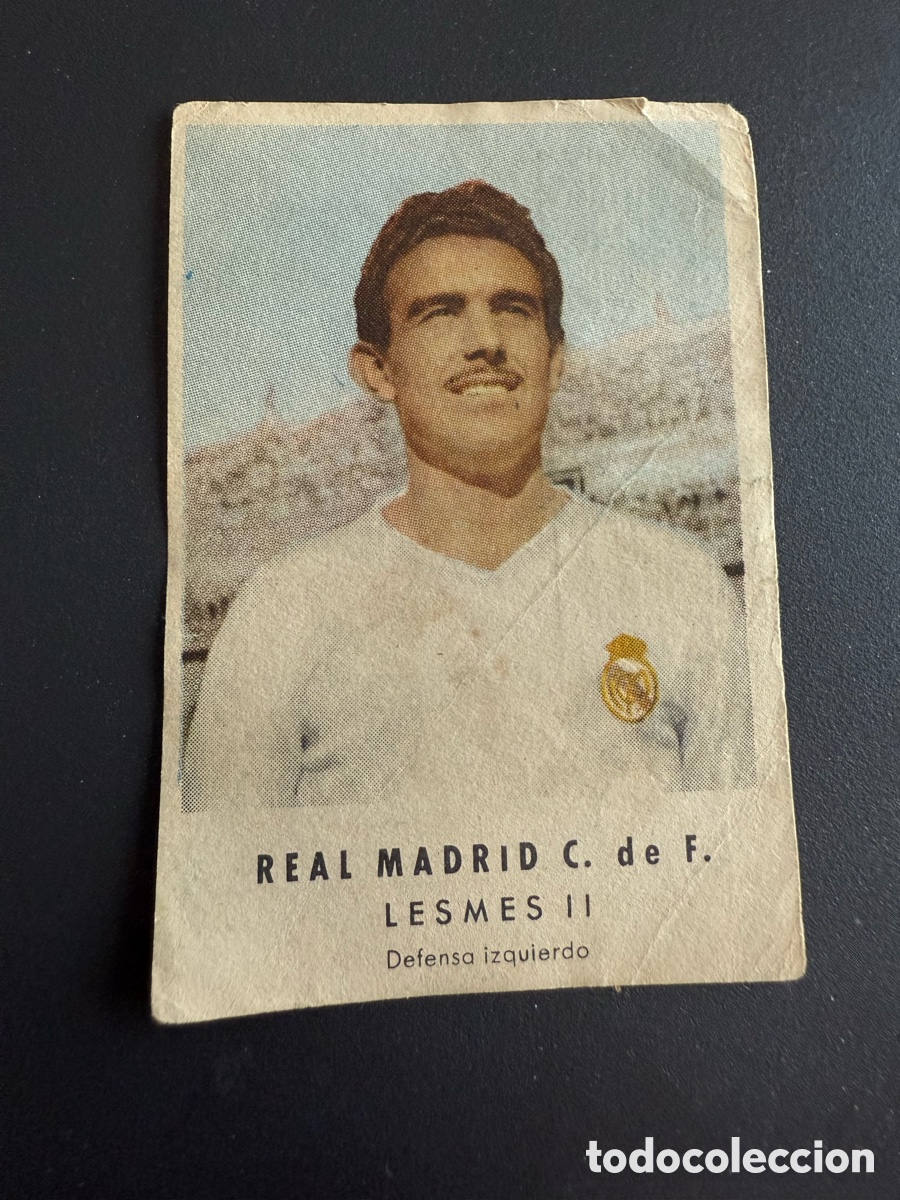 Cromos de F&uacute;tbol: LESMES II. ( Real Madrid ). Zahor. A&ntilde;os 50