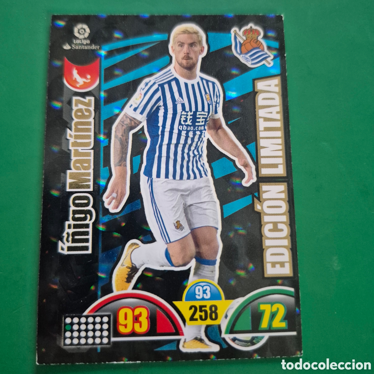 Cromos de Futebol: &Iacute;&Ntilde;IGO MART&Iacute;NEZ (EDICI&Oacute;N LIMITADA) - REAL SOCIEDAD - ADRENALYN XL 2017-18 - 17/18