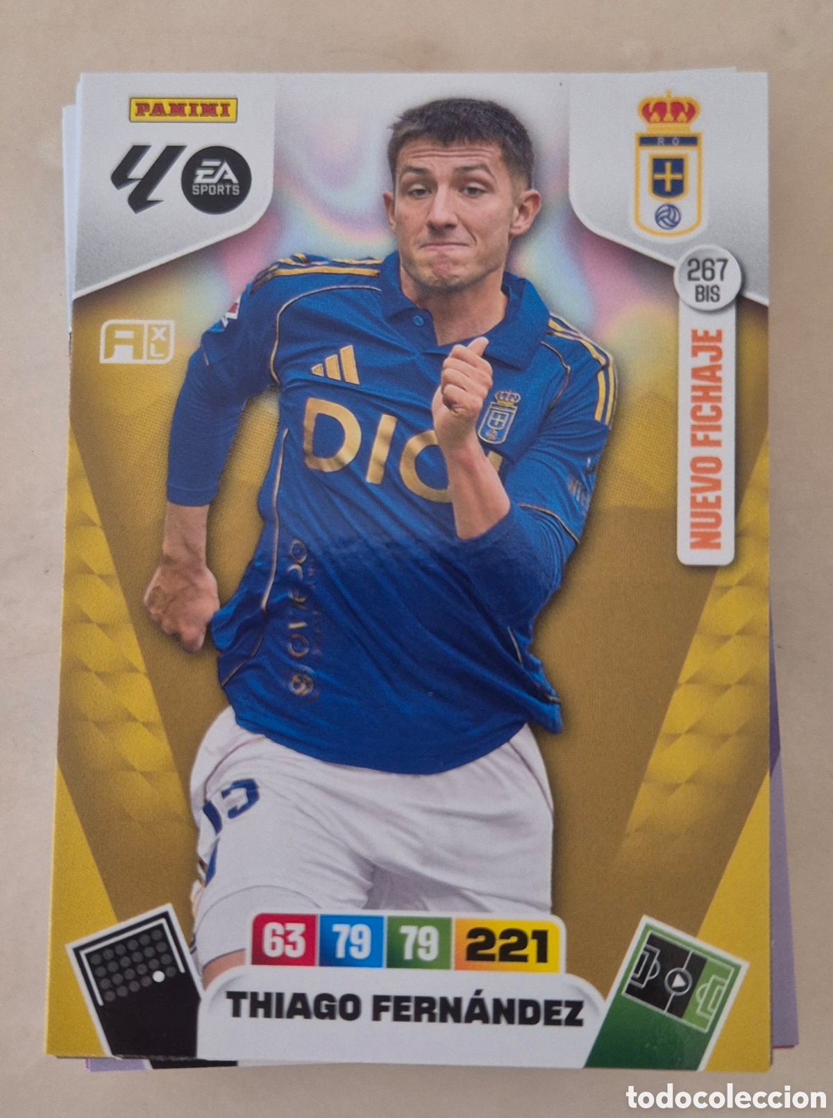 Football Stickers: 267 bis thiago Fern&aacute;ndez oviedo adrenalyn 2026