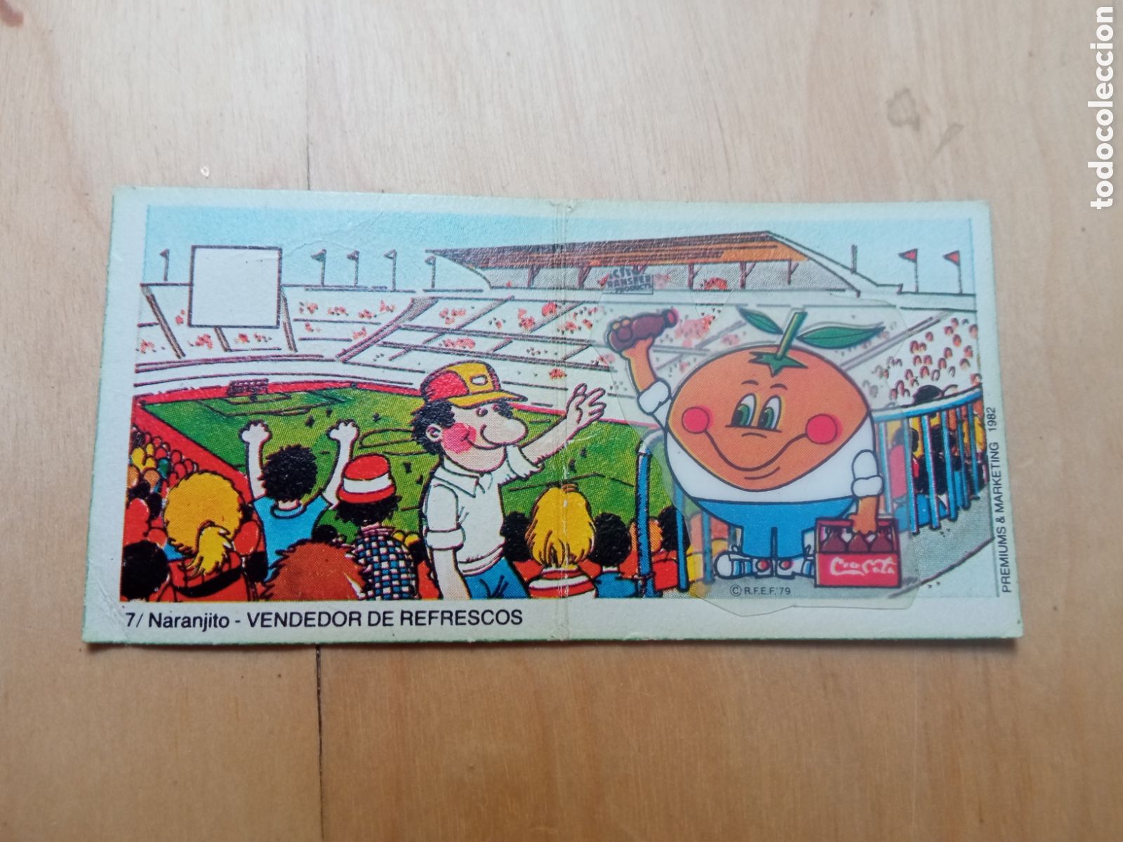 Fu&szlig;ball-Sticker: Cromo de Matutano. Los naranjitos del mundial n&uacute;mero 7