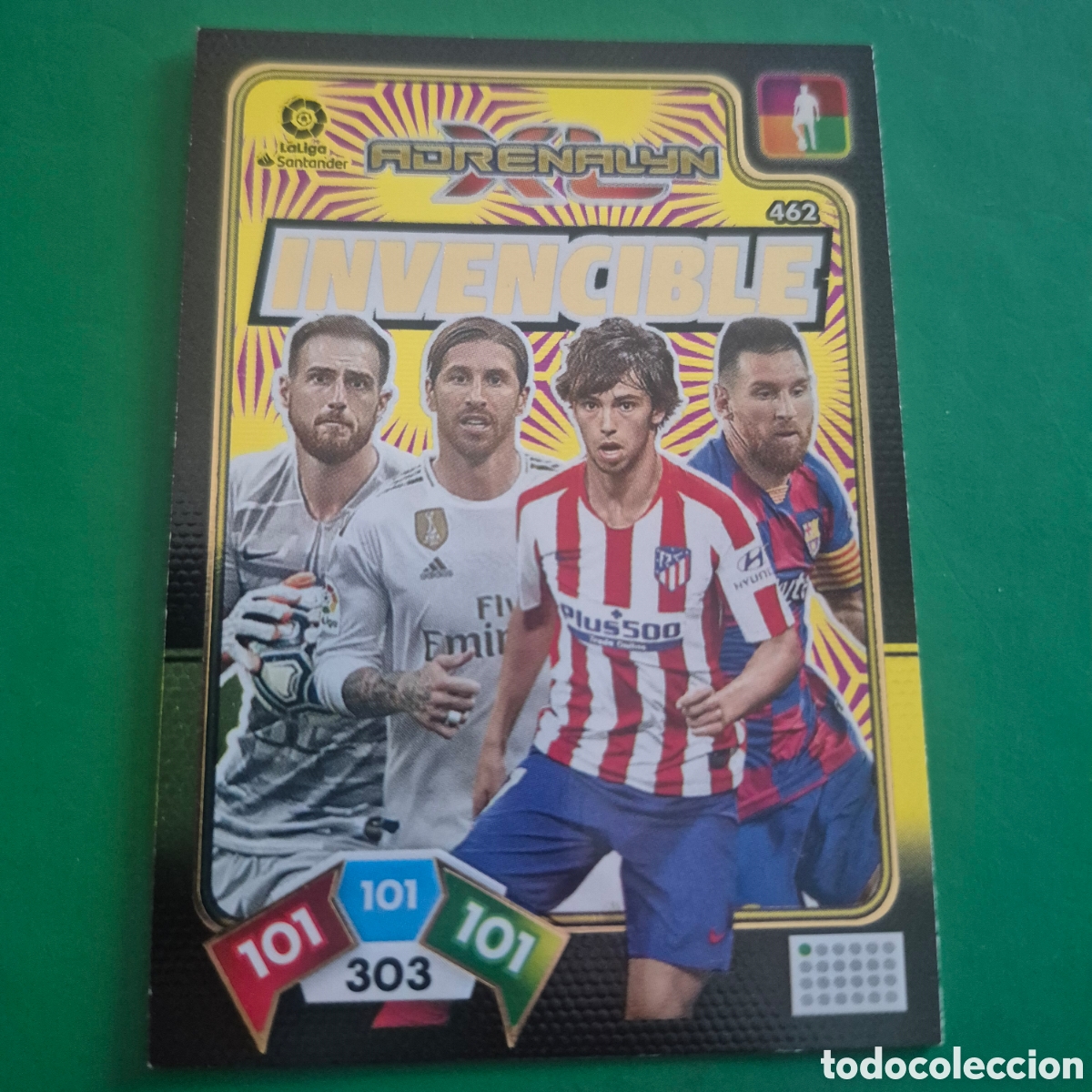 Cromos de F&uacute;tbol: ADRENALYN XL 2019 2020 PANINI 462 INVENCIBLE OBLAK SERGIO RAMOS JOAO FELIX MESSI - CROMO LIGA 19 20