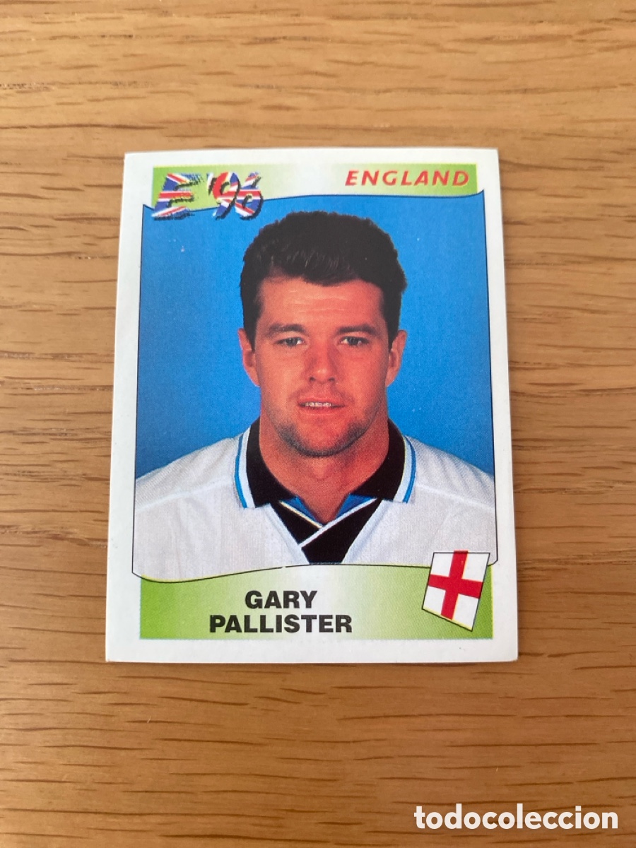 Cromos de f&uacute;tbol: Cromo panini euro 96 Inglaterra n&uacute;mero 40 Pallister - Sticker album Eurocup England