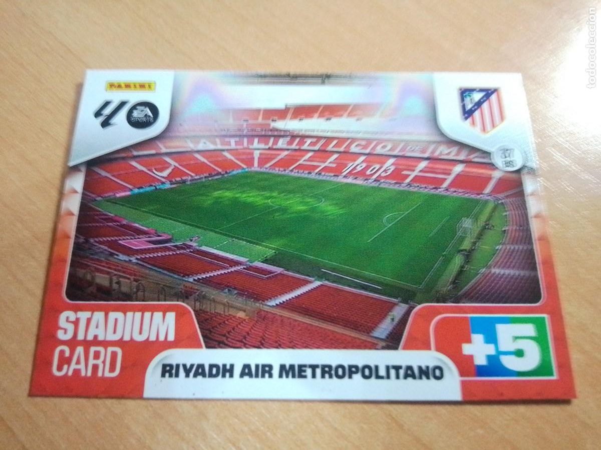 Fu&szlig;ball-Sticker: 37 BIS RITAHD METROPOLITANO ESTADIO ATL&Eacute;TICO DE MADRID 25 26 ADRENALYN XL 2025 2026