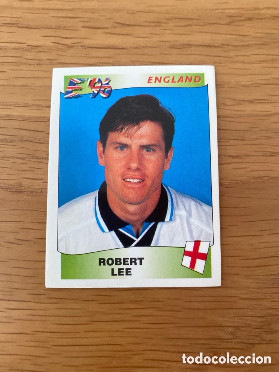 Fu&szlig;ball-Sticker: Cromo panini euro 96 Inglaterra n&uacute;mero 42 Lee - Sticker album Eurocup England