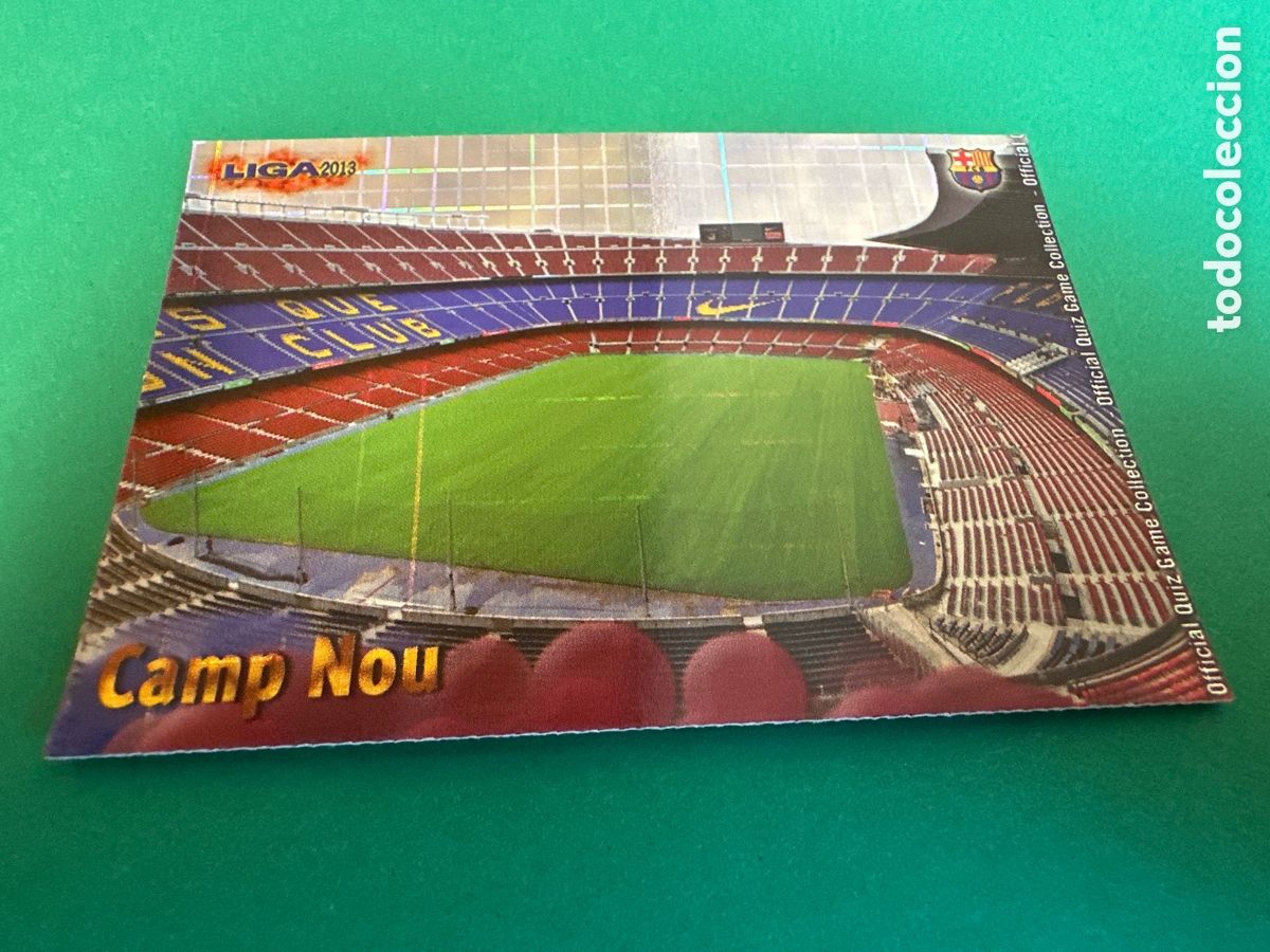 Cromos de F&uacute;tbol: 29 ESTADIO CAMP NOU (F.C.BARCELONA) VERSI&Oacute;N CUADROS MUNDICROMO 2013 12 13