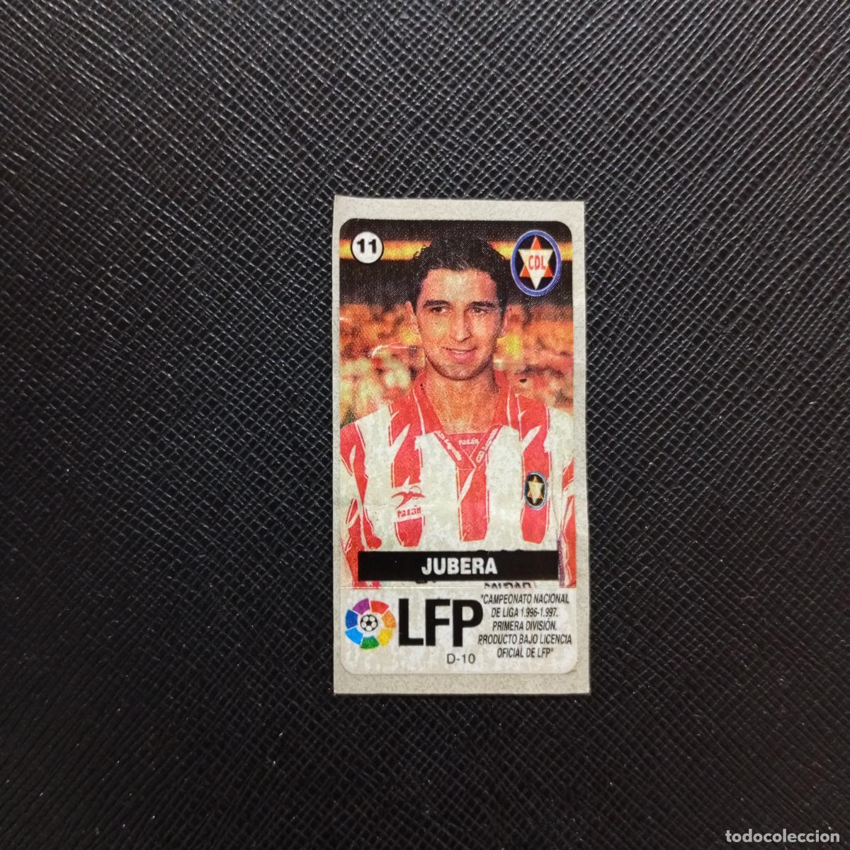 Cromos de F&uacute;tbol: 11 JUBERA LOGRO&Ntilde;ES CHICLE VIDAL LA LIGA DE ESTRELLAS 1996 1997 96 97 SIN PEGAR - A84 PG18
