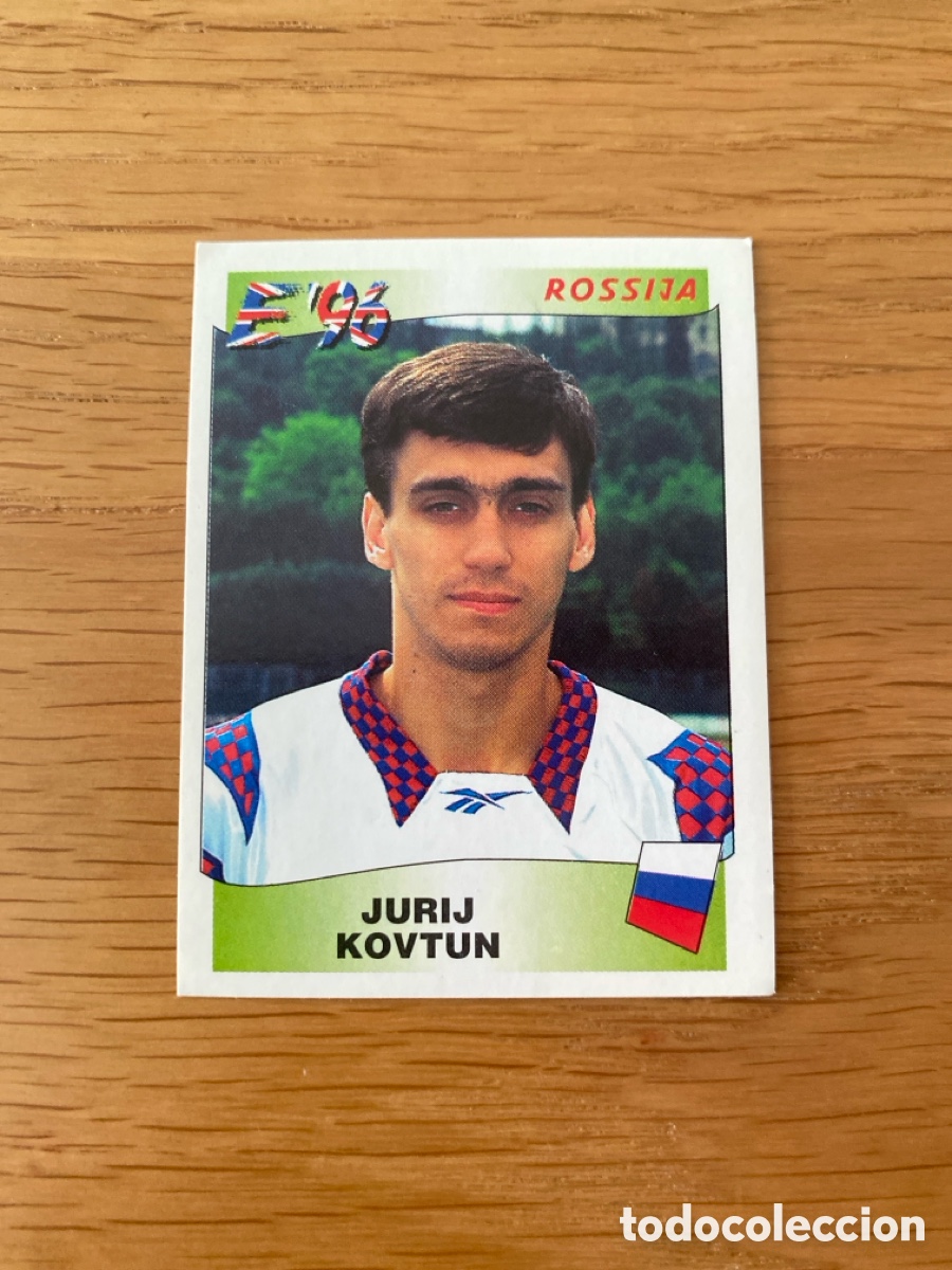 Football Stickers: Cromo panini euro 96 Inglaterra n&uacute;mero 258 Kovtun - Sticker album Eurocup England europa 1996