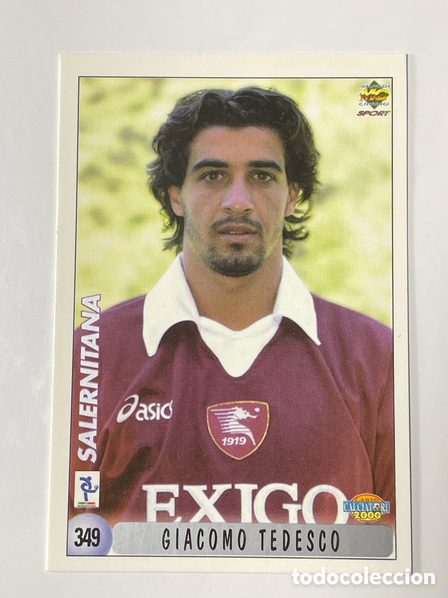 Football Stickers: Giacomo Tedesco / Nicola Corrent Salernitana Mundicromo 1999/2000 #349