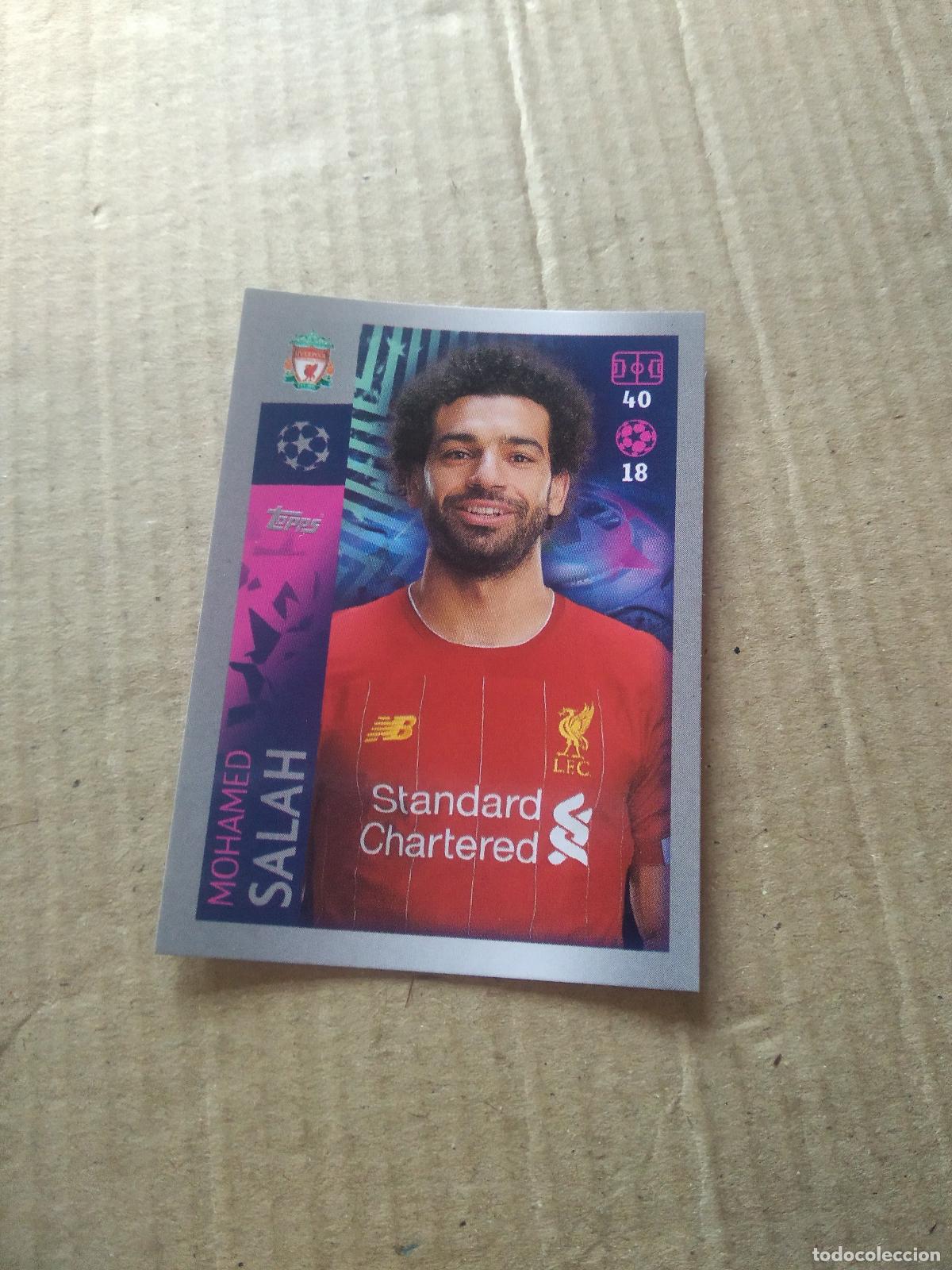 Cromos de F&uacute;tbol: 286 SALAH LIVERPOOL CROMO FUTBOL TOPPS 19-20 UEFA CHAMPIONS LEAGUE 2019-2020