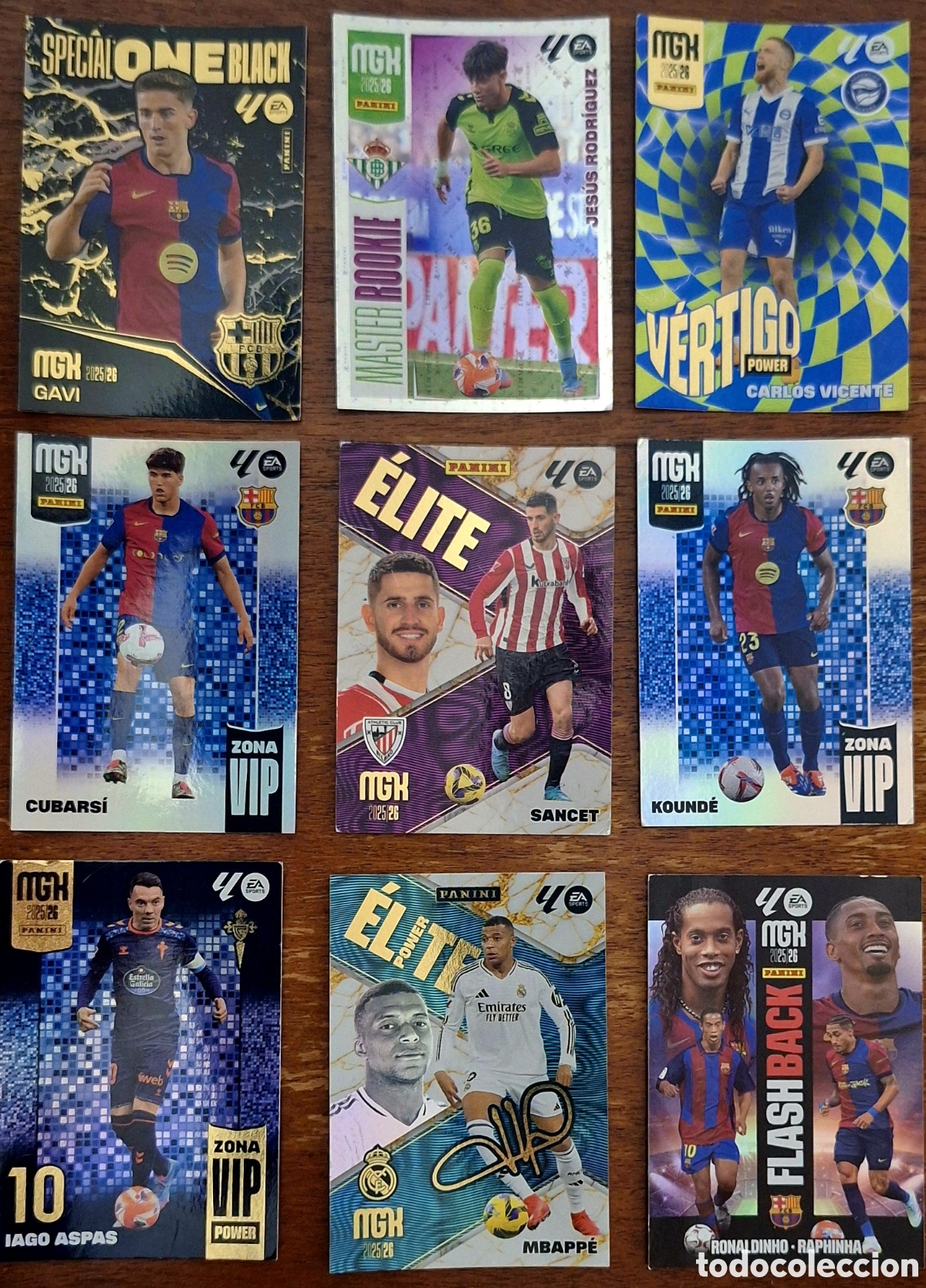 Cromos de F&uacute;tbol: Lote 65 cartas panini la liga, adrenalyn, megacrack, fifa 365