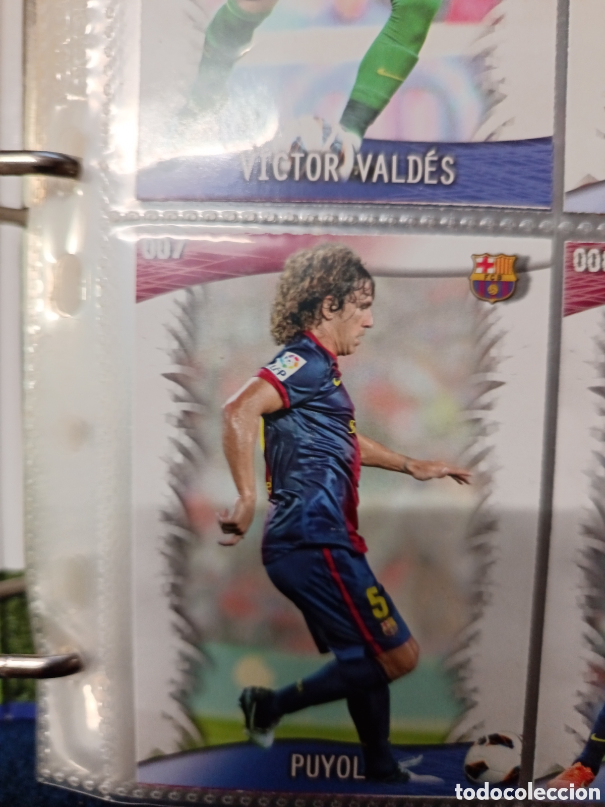 Cromos de F&uacute;tbol: 7 Puyol mundicromo Quiz Game 13/14