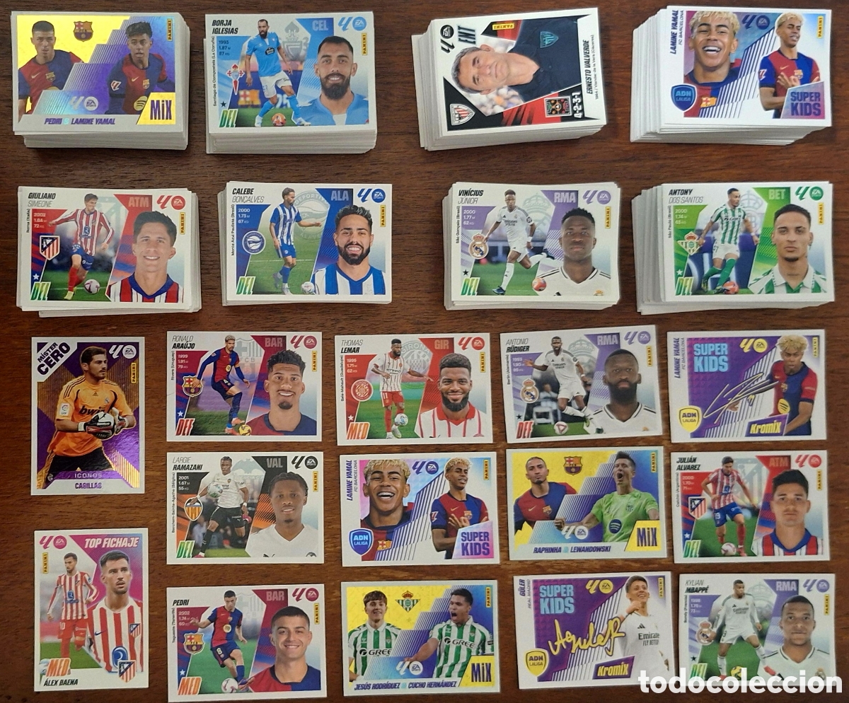 Cromos de F&uacute;tbol: Lote 1500 cromos liga este 2025 2026