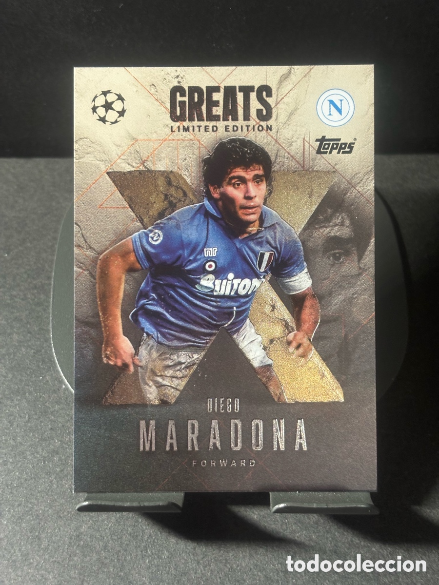 Cromos de F&uacute;tbol: Carta Maradona Greats Limited Edition - Topps Match Attax Extra 25/26