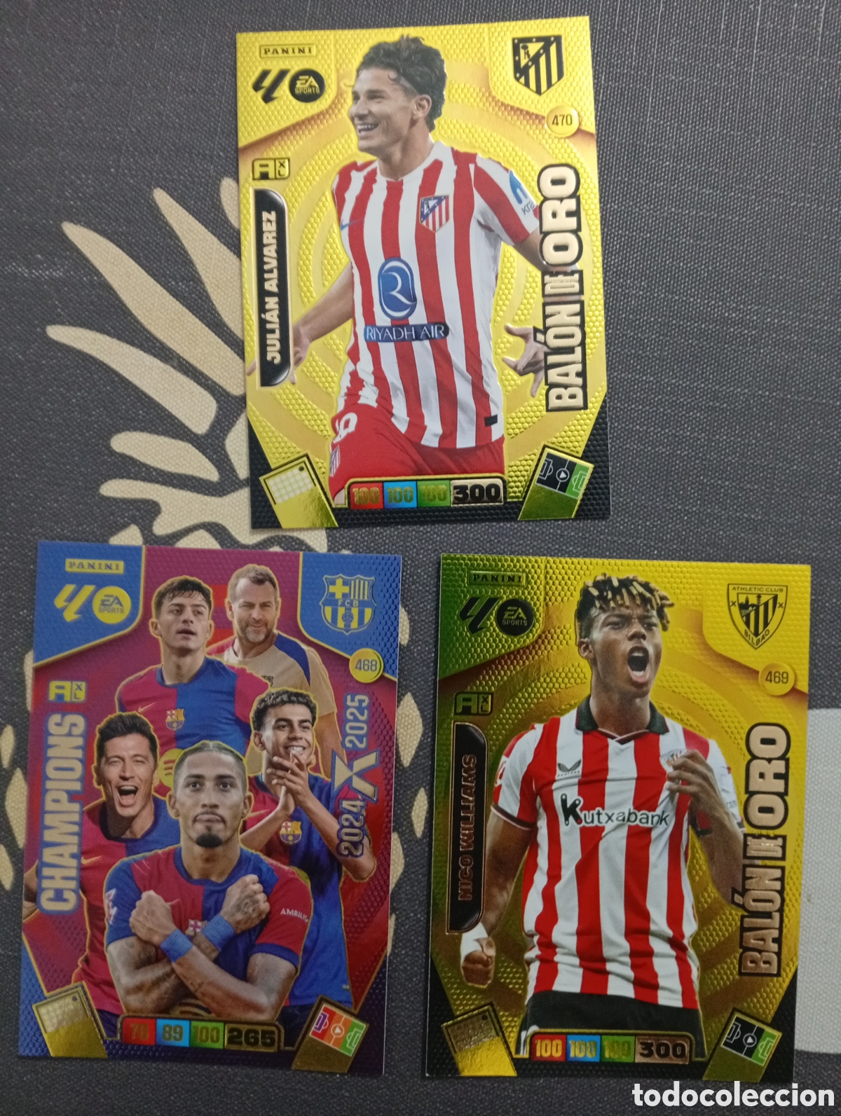 Cromos de F&uacute;tbol: Tres Adrenalyn 25 26
