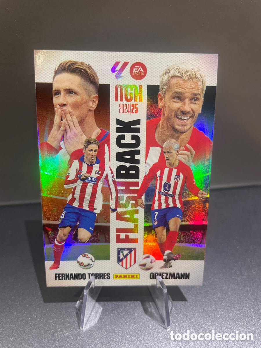 Fu&szlig;ball-Sticker: Fernando Torres & Griezmann 426 Flashback MGK 2024-25 Panini Megacracks Atletico de Madrid