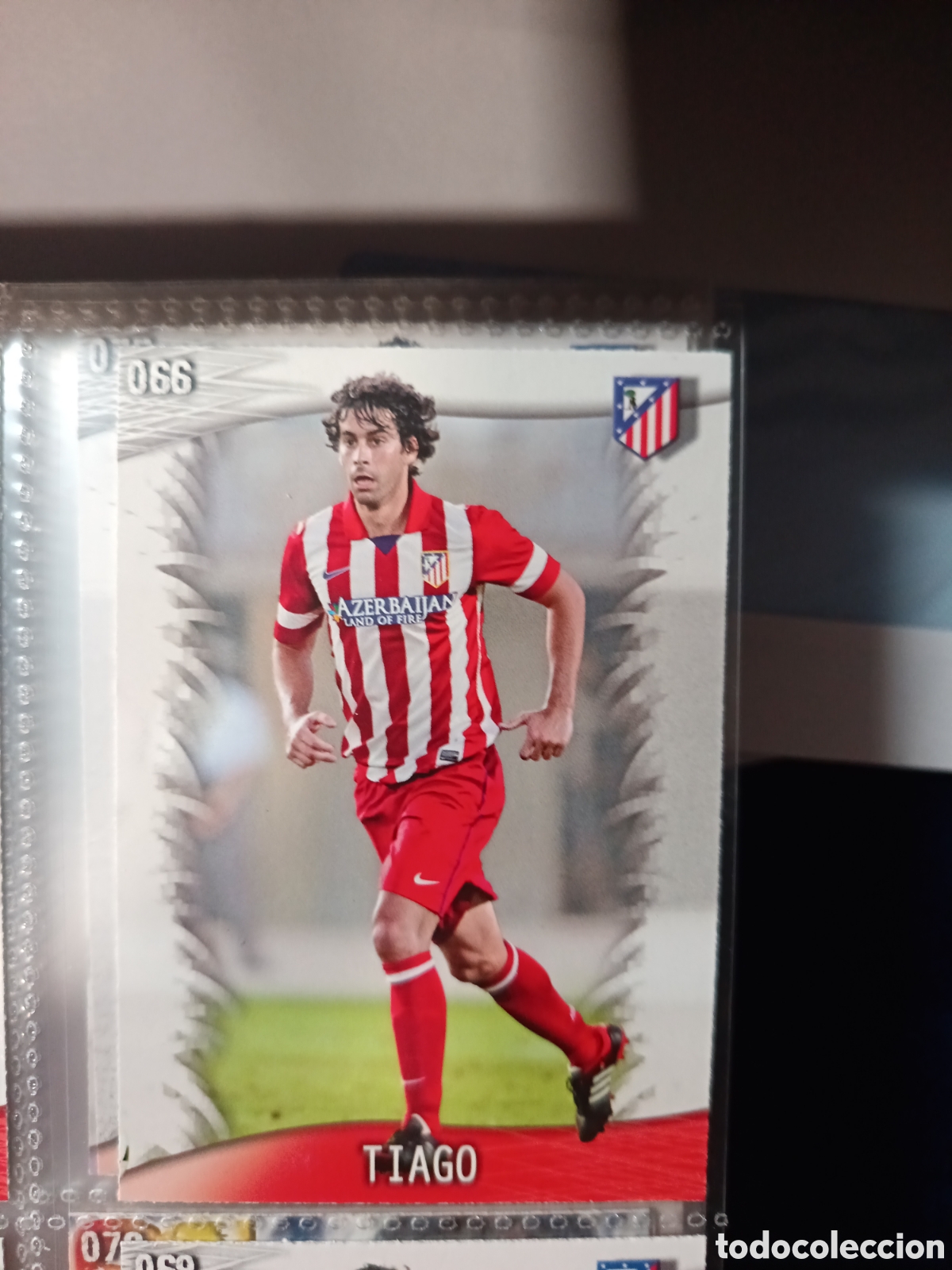 Cromos de F&uacute;tbol: 66 Tiago mundicromo Quiz Game 13/14