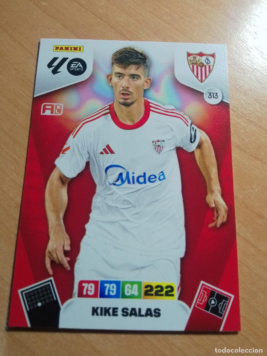 Cromos de F&uacute;tbol: 313 KIKE SALAS DEL SEVILLA 25 26 ADRENALYN XL 2025 2026