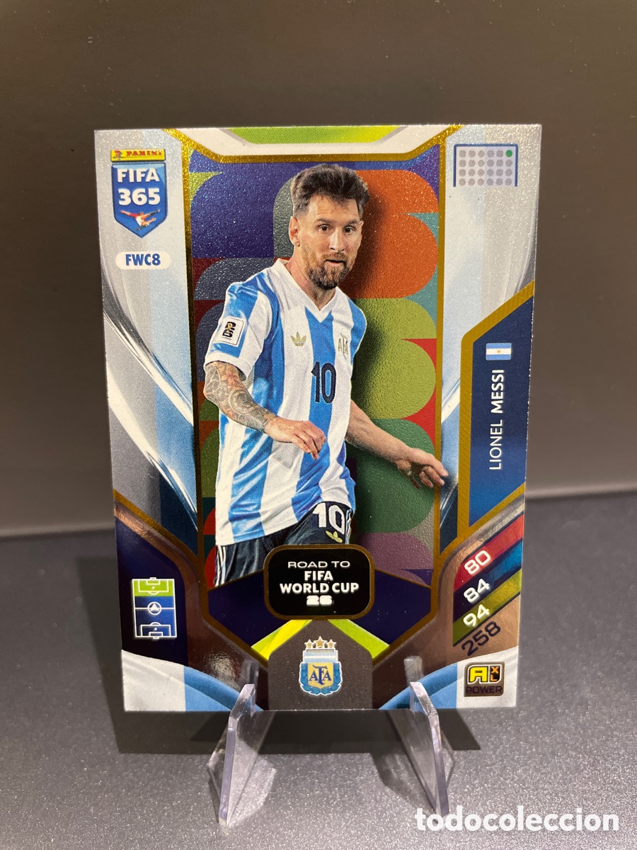Cromos de F&uacute;tbol: Lionel Messi FWC8 Road to FIFA World Cup 26 Panini Adrenalyn FIFA 365 2025-26 Argentina